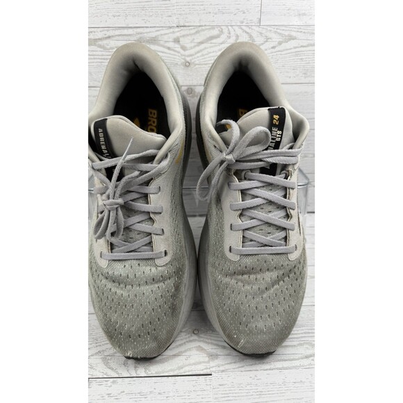 Brooks Adrenaline GTS 24 Men’s 11 2E WIDE Running Shoes Alloy/white/gold #475 main image 7